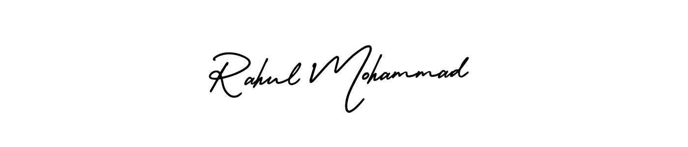 Design your own signature with our free online signature maker. With this signature software, you can create a handwritten (AmerikaSignatureDemo-Regular) signature for name Rahul Mohammad. Rahul Mohammad signature style 3 images and pictures png