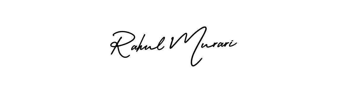 AmerikaSignatureDemo-Regular is a professional signature style that is perfect for those who want to add a touch of class to their signature. It is also a great choice for those who want to make their signature more unique. Get Rahul Murari name to fancy signature for free. Rahul Murari signature style 3 images and pictures png
