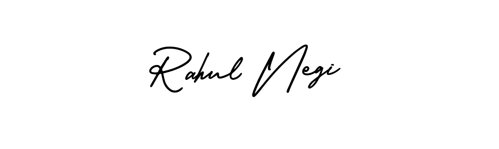 How to Draw Rahul Negi signature style? AmerikaSignatureDemo-Regular is a latest design signature styles for name Rahul Negi. Rahul Negi signature style 3 images and pictures png