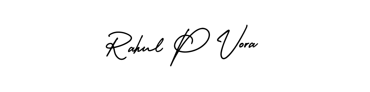 Make a beautiful signature design for name Rahul P Vora. Use this online signature maker to create a handwritten signature for free. Rahul P Vora signature style 3 images and pictures png