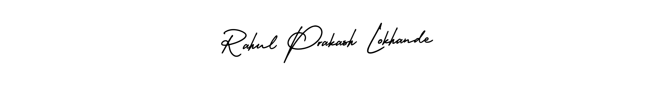 How to Draw Rahul Prakash Lokhande signature style? AmerikaSignatureDemo-Regular is a latest design signature styles for name Rahul Prakash Lokhande. Rahul Prakash Lokhande signature style 3 images and pictures png