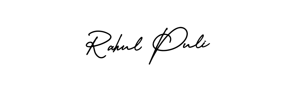 if you are searching for the best signature style for your name Rahul Puli. so please give up your signature search. here we have designed multiple signature styles  using AmerikaSignatureDemo-Regular. Rahul Puli signature style 3 images and pictures png