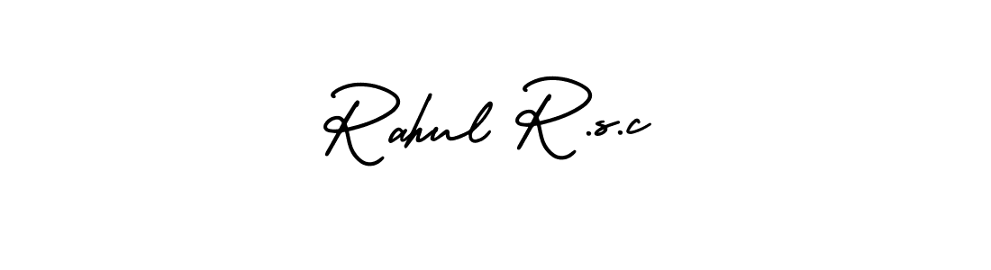 It looks lik you need a new signature style for name Rahul R.s.c. Design unique handwritten (AmerikaSignatureDemo-Regular) signature with our free signature maker in just a few clicks. Rahul R.s.c signature style 3 images and pictures png