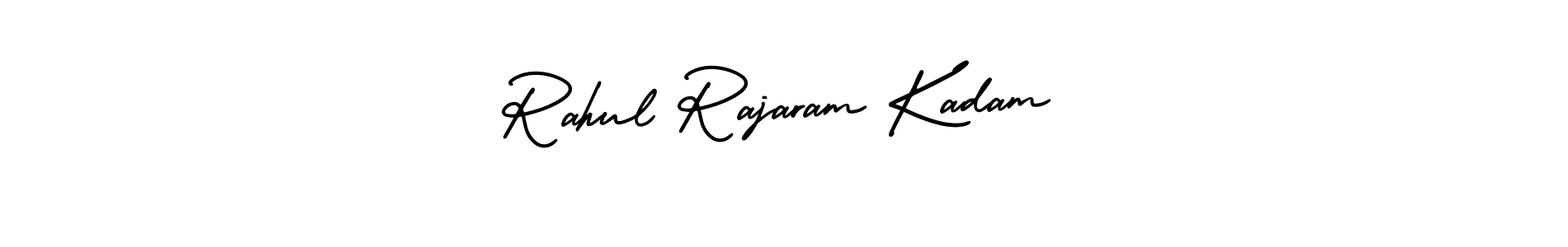 This is the best signature style for the Rahul Rajaram Kadam name. Also you like these signature font (AmerikaSignatureDemo-Regular). Mix name signature. Rahul Rajaram Kadam signature style 3 images and pictures png