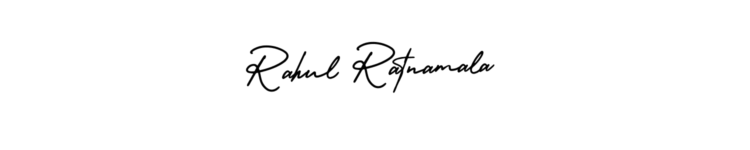 It looks lik you need a new signature style for name Rahul Ratnamala. Design unique handwritten (AmerikaSignatureDemo-Regular) signature with our free signature maker in just a few clicks. Rahul Ratnamala signature style 3 images and pictures png