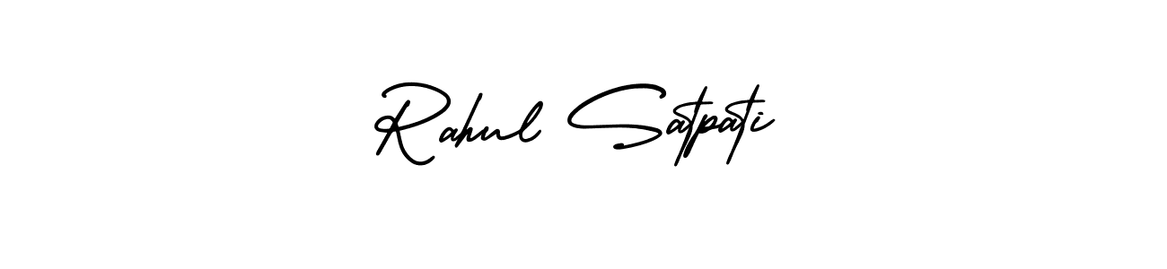 Design your own signature with our free online signature maker. With this signature software, you can create a handwritten (AmerikaSignatureDemo-Regular) signature for name Rahul Satpati. Rahul Satpati signature style 3 images and pictures png