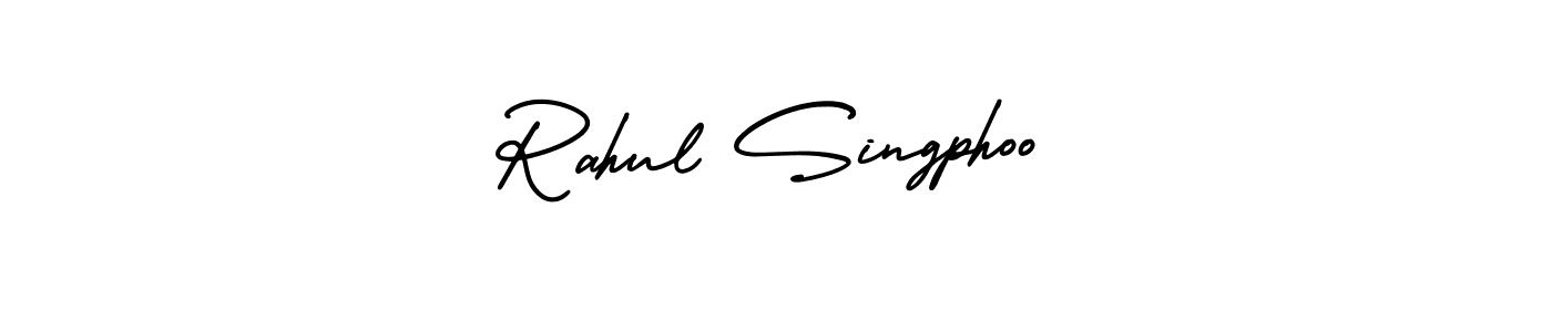 Best and Professional Signature Style for Rahul Singphoo. AmerikaSignatureDemo-Regular Best Signature Style Collection. Rahul Singphoo signature style 3 images and pictures png