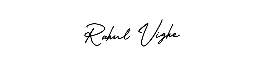 Use a signature maker to create a handwritten signature online. With this signature software, you can design (AmerikaSignatureDemo-Regular) your own signature for name Rahul Vighe. Rahul Vighe signature style 3 images and pictures png