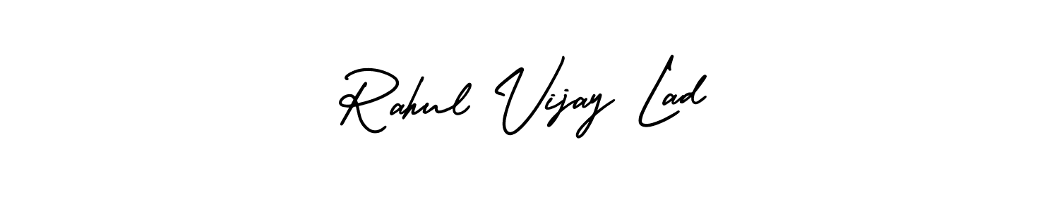 Best and Professional Signature Style for Rahul Vijay Lad. AmerikaSignatureDemo-Regular Best Signature Style Collection. Rahul Vijay Lad signature style 3 images and pictures png