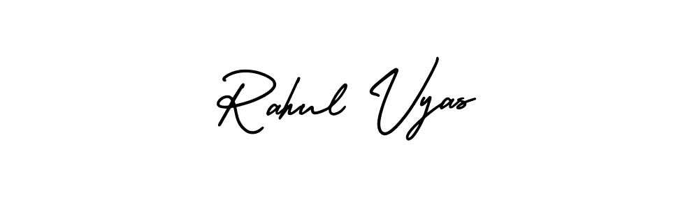Rahul Vyas stylish signature style. Best Handwritten Sign (AmerikaSignatureDemo-Regular) for my name. Handwritten Signature Collection Ideas for my name Rahul Vyas. Rahul Vyas signature style 3 images and pictures png