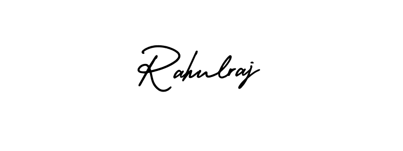 You should practise on your own different ways (AmerikaSignatureDemo-Regular) to write your name (Rahulraj) in signature. don't let someone else do it for you. Rahulraj signature style 3 images and pictures png