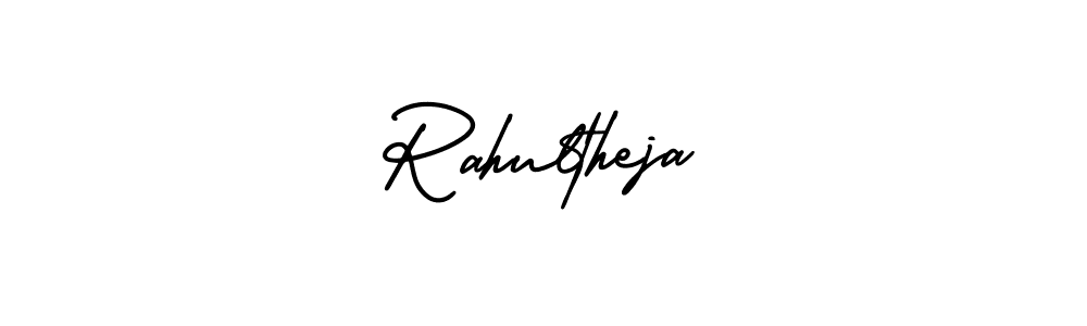 Design your own signature with our free online signature maker. With this signature software, you can create a handwritten (AmerikaSignatureDemo-Regular) signature for name Rahultheja. Rahultheja signature style 3 images and pictures png