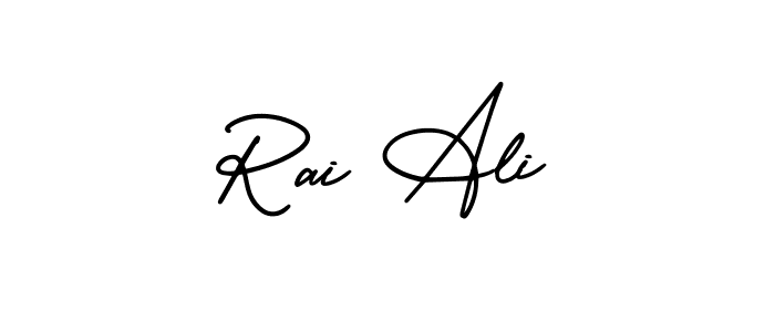 Check out images of Autograph of Rai Ali name. Actor Rai Ali Signature Style. AmerikaSignatureDemo-Regular is a professional sign style online. Rai Ali signature style 3 images and pictures png