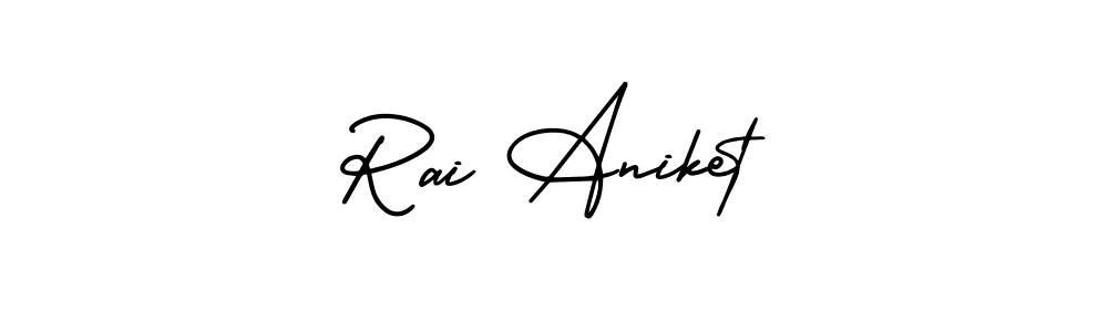 Make a beautiful signature design for name Rai Aniket. Use this online signature maker to create a handwritten signature for free. Rai Aniket signature style 3 images and pictures png