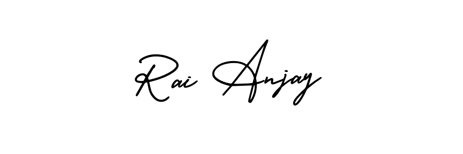 See photos of Rai Anjay official signature by Spectra . Check more albums & portfolios. Read reviews & check more about AmerikaSignatureDemo-Regular font. Rai Anjay signature style 3 images and pictures png