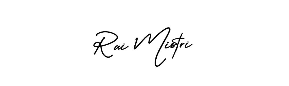 It looks lik you need a new signature style for name Rai Mistri. Design unique handwritten (AmerikaSignatureDemo-Regular) signature with our free signature maker in just a few clicks. Rai Mistri signature style 3 images and pictures png