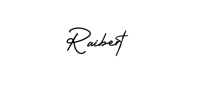 You should practise on your own different ways (AmerikaSignatureDemo-Regular) to write your name (Raibert) in signature. don't let someone else do it for you. Raibert signature style 3 images and pictures png