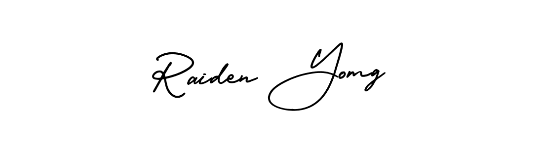 Also we have Raiden Yomg name is the best signature style. Create professional handwritten signature collection using AmerikaSignatureDemo-Regular autograph style. Raiden Yomg signature style 3 images and pictures png