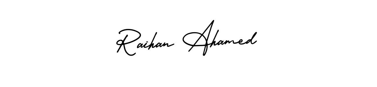 Here are the top 10 professional signature styles for the name Raihan Ahamed. These are the best autograph styles you can use for your name. Raihan Ahamed signature style 3 images and pictures png