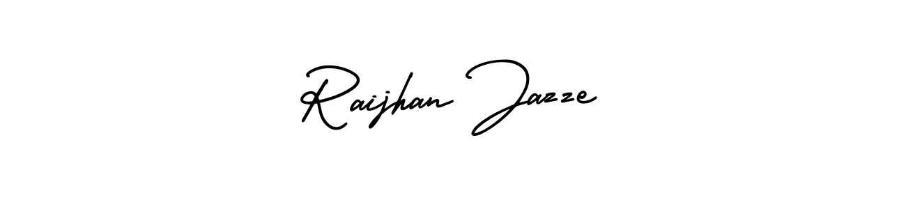 if you are searching for the best signature style for your name Raijhan Jazze. so please give up your signature search. here we have designed multiple signature styles  using AmerikaSignatureDemo-Regular. Raijhan Jazze signature style 3 images and pictures png