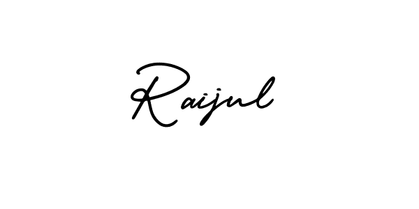 Create a beautiful signature design for name Raijul. With this signature (AmerikaSignatureDemo-Regular) fonts, you can make a handwritten signature for free. Raijul signature style 3 images and pictures png