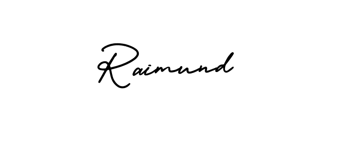 You should practise on your own different ways (AmerikaSignatureDemo-Regular) to write your name (Raimund) in signature. don't let someone else do it for you. Raimund signature style 3 images and pictures png