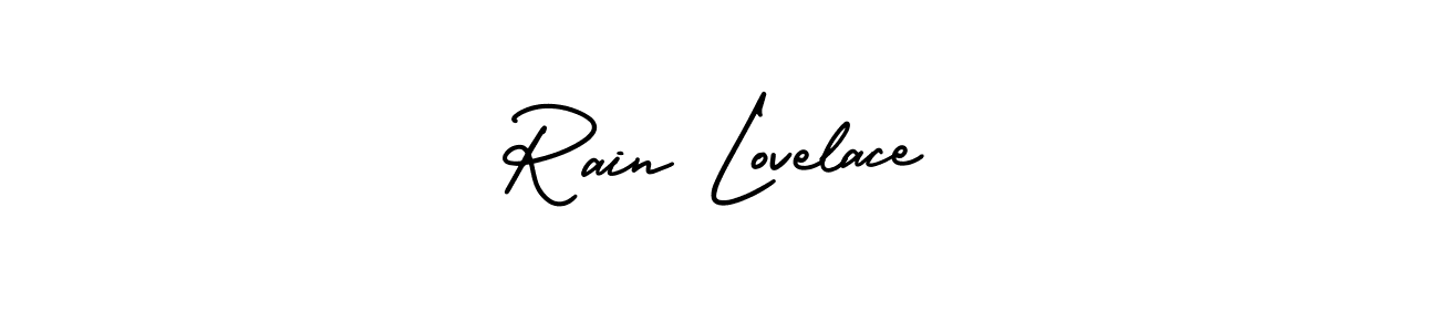 Also You can easily find your signature by using the search form. We will create Rain Lovelace name handwritten signature images for you free of cost using AmerikaSignatureDemo-Regular sign style. Rain Lovelace signature style 3 images and pictures png