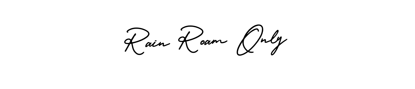This is the best signature style for the Rain Roam Only name. Also you like these signature font (AmerikaSignatureDemo-Regular). Mix name signature. Rain Roam Only signature style 3 images and pictures png