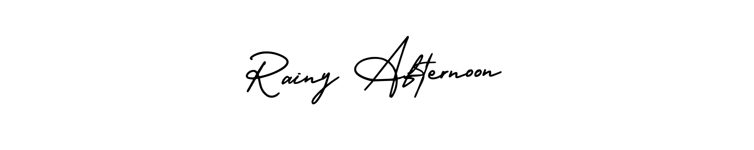 Also we have Rainy Afternoon name is the best signature style. Create professional handwritten signature collection using AmerikaSignatureDemo-Regular autograph style. Rainy Afternoon signature style 3 images and pictures png