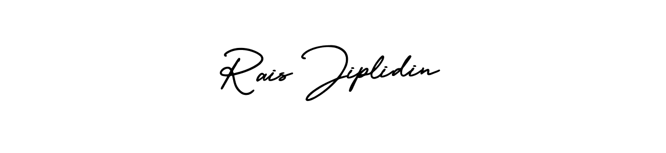How to make Rais Jiplidin name signature. Use AmerikaSignatureDemo-Regular style for creating short signs online. This is the latest handwritten sign. Rais Jiplidin signature style 3 images and pictures png