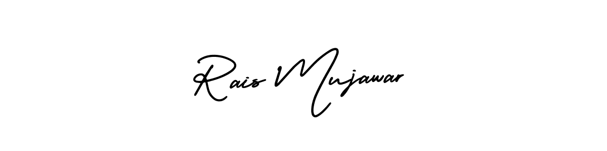 How to make Rais Mujawar signature? AmerikaSignatureDemo-Regular is a professional autograph style. Create handwritten signature for Rais Mujawar name. Rais Mujawar signature style 3 images and pictures png