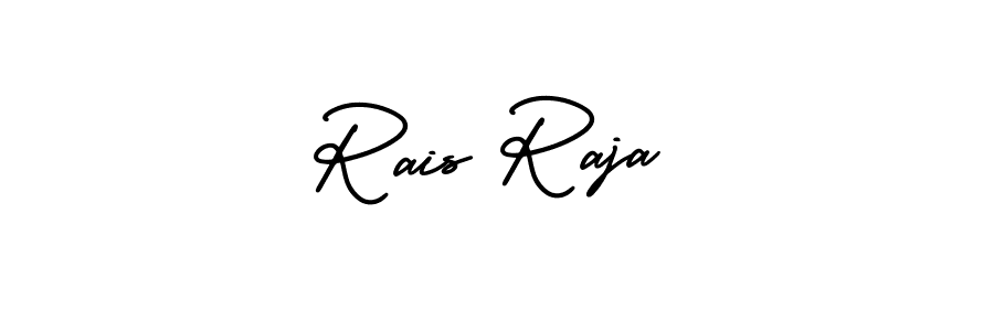 How to make Rais Raja signature? AmerikaSignatureDemo-Regular is a professional autograph style. Create handwritten signature for Rais Raja name. Rais Raja signature style 3 images and pictures png