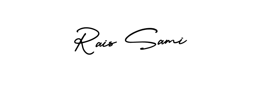 Best and Professional Signature Style for Rais Sami. AmerikaSignatureDemo-Regular Best Signature Style Collection. Rais Sami signature style 3 images and pictures png