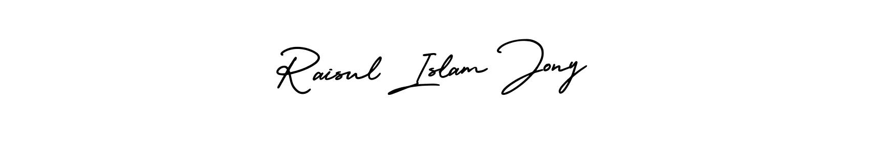 How to Draw Raisul Islam Jony signature style? AmerikaSignatureDemo-Regular is a latest design signature styles for name Raisul Islam Jony. Raisul Islam Jony signature style 3 images and pictures png