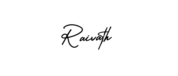Use a signature maker to create a handwritten signature online. With this signature software, you can design (AmerikaSignatureDemo-Regular) your own signature for name Raivath. Raivath signature style 3 images and pictures png