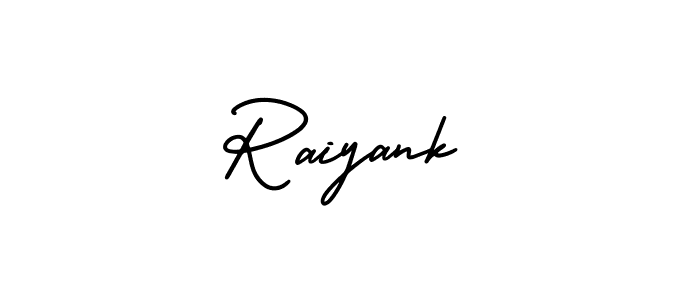 Create a beautiful signature design for name Raiyank. With this signature (AmerikaSignatureDemo-Regular) fonts, you can make a handwritten signature for free. Raiyank signature style 3 images and pictures png