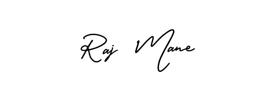 Similarly AmerikaSignatureDemo-Regular is the best handwritten signature design. Signature creator online .You can use it as an online autograph creator for name Raj  Mane. Raj  Mane signature style 3 images and pictures png