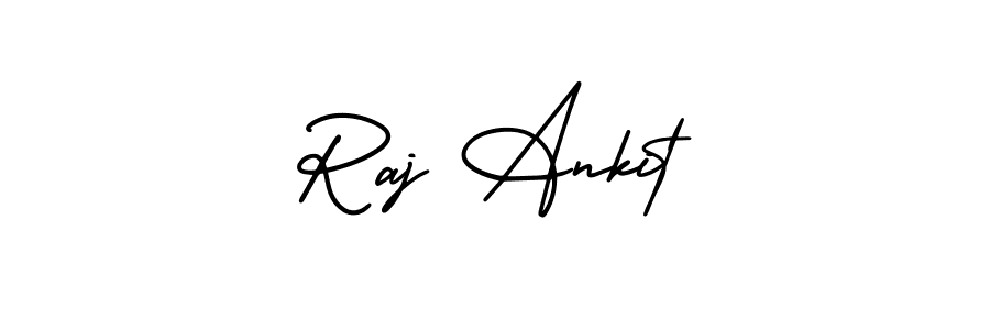 Similarly AmerikaSignatureDemo-Regular is the best handwritten signature design. Signature creator online .You can use it as an online autograph creator for name Raj Ankit. Raj Ankit signature style 3 images and pictures png