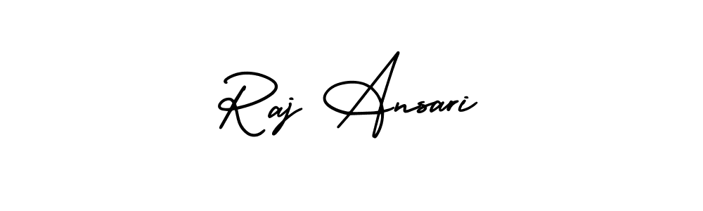 Best and Professional Signature Style for Raj Ansari. AmerikaSignatureDemo-Regular Best Signature Style Collection. Raj Ansari signature style 3 images and pictures png