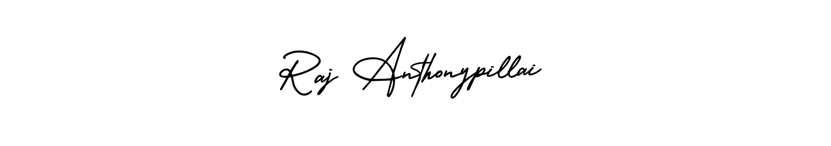 Design your own signature with our free online signature maker. With this signature software, you can create a handwritten (AmerikaSignatureDemo-Regular) signature for name Raj Anthonypillai. Raj Anthonypillai signature style 3 images and pictures png