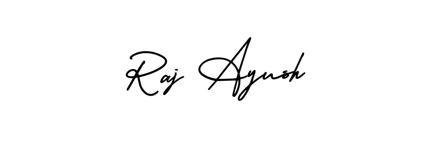 Best and Professional Signature Style for Raj Ayush. AmerikaSignatureDemo-Regular Best Signature Style Collection. Raj Ayush signature style 3 images and pictures png