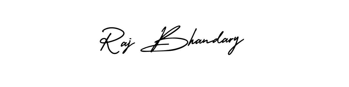 Make a short Raj Bhandary signature style. Manage your documents anywhere anytime using AmerikaSignatureDemo-Regular. Create and add eSignatures, submit forms, share and send files easily. Raj Bhandary signature style 3 images and pictures png