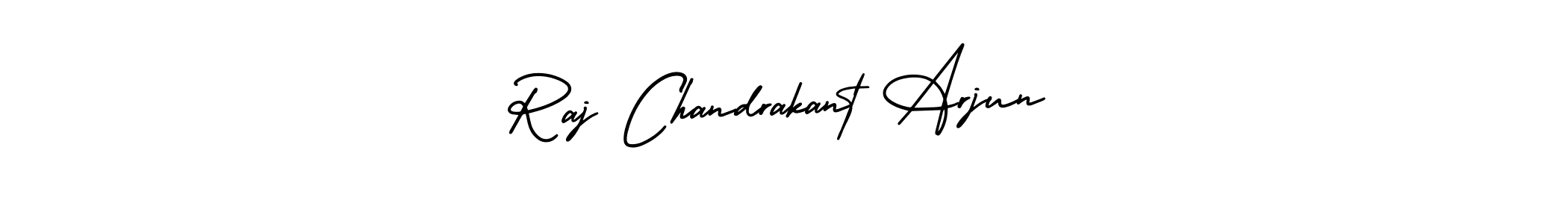 Raj Chandrakant Arjun stylish signature style. Best Handwritten Sign (AmerikaSignatureDemo-Regular) for my name. Handwritten Signature Collection Ideas for my name Raj Chandrakant Arjun. Raj Chandrakant Arjun signature style 3 images and pictures png