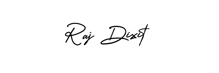 Create a beautiful signature design for name Raj Dixit. With this signature (AmerikaSignatureDemo-Regular) fonts, you can make a handwritten signature for free. Raj Dixit signature style 3 images and pictures png