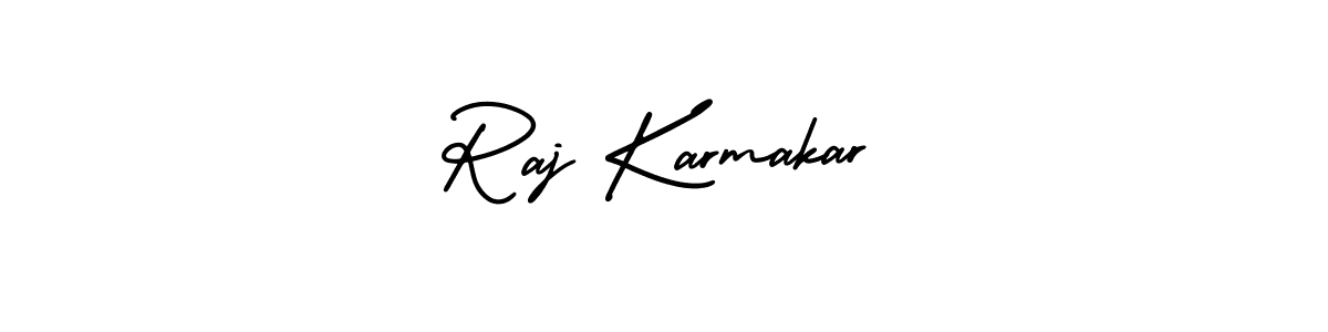 Raj Karmakar stylish signature style. Best Handwritten Sign (AmerikaSignatureDemo-Regular) for my name. Handwritten Signature Collection Ideas for my name Raj Karmakar. Raj Karmakar signature style 3 images and pictures png