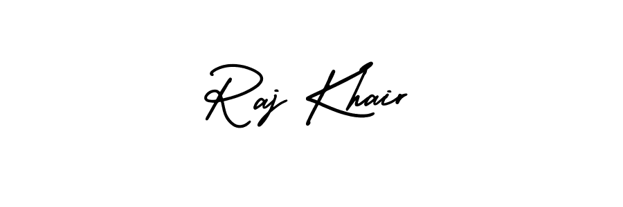 Create a beautiful signature design for name Raj Khair. With this signature (AmerikaSignatureDemo-Regular) fonts, you can make a handwritten signature for free. Raj Khair signature style 3 images and pictures png