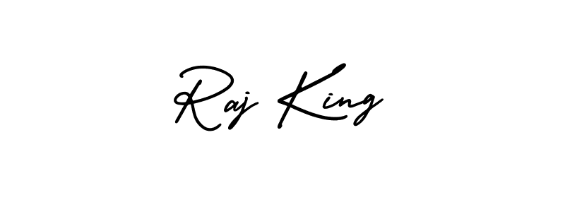 This is the best signature style for the Raj King name. Also you like these signature font (AmerikaSignatureDemo-Regular). Mix name signature. Raj King signature style 3 images and pictures png