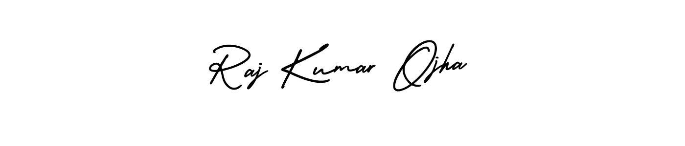 It looks lik you need a new signature style for name Raj Kumar Ojha. Design unique handwritten (AmerikaSignatureDemo-Regular) signature with our free signature maker in just a few clicks. Raj Kumar Ojha signature style 3 images and pictures png