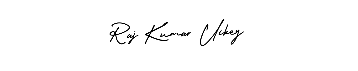 Design your own signature with our free online signature maker. With this signature software, you can create a handwritten (AmerikaSignatureDemo-Regular) signature for name Raj Kumar Uikey. Raj Kumar Uikey signature style 3 images and pictures png