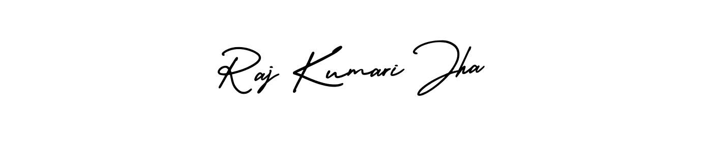 Use a signature maker to create a handwritten signature online. With this signature software, you can design (AmerikaSignatureDemo-Regular) your own signature for name Raj Kumari Jha. Raj Kumari Jha signature style 3 images and pictures png